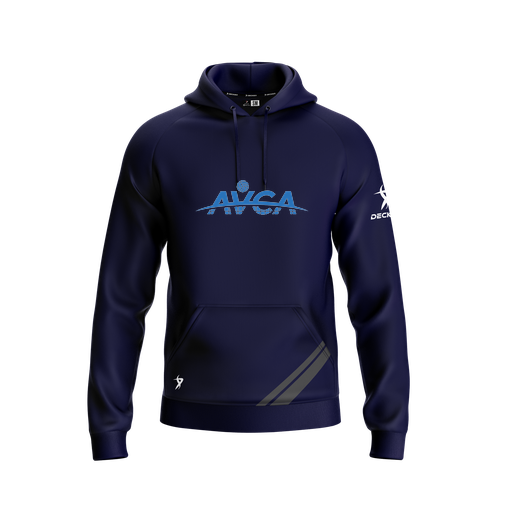 [FOLHSMNV-YXS-LOGO1] Decker Summit Hoodie (Youth XS, Navy, Logo 1)