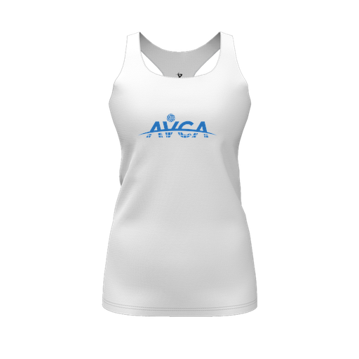 [FT0TRBWH-FYS-LOGO1] Decker Racerback Tank Top (Female Youth S, White, Logo 1)