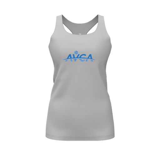 [FT0TRBGY-FYS-LOGO1] Decker Racerback Tank Top (Female Youth S, Gray, Logo 1)