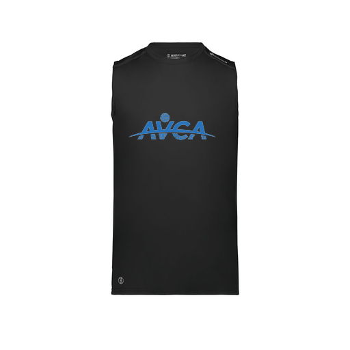 [222593.080.S-LOGO1] Men's CoolDry TankTop (Adult S, Black, Logo 1)