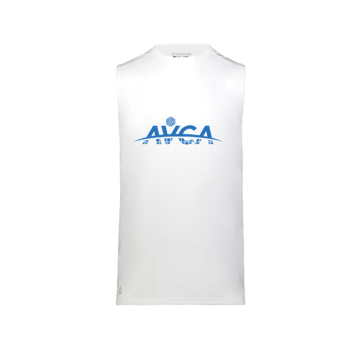 [222593.005.S-LOGO1] Men's CoolDry TankTop (Adult S, White, Logo 1)