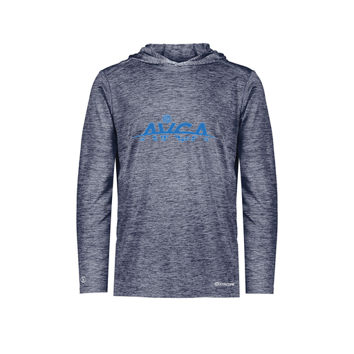 [FOLHCGNV-AS-LOGO1] Men's Charge Hoodie (Adult S, Navy, Logo 1)